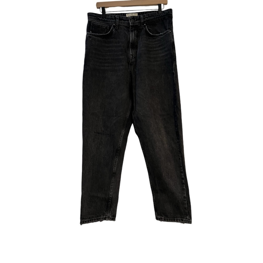 Pull&Bear Black Distressed Jeans Size 32